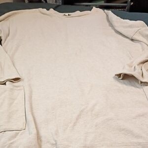 Beige Long Sleeve Top